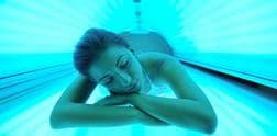Lay down tanning bed at Absolute Fitness